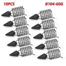 무선어군탐지기 어군탐지기 Hirisi 10pcs 20g30g4560g 잉어 낚시 피더, 10개 60g