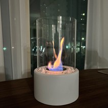 캠핑 베란다 테라스 불멍 세트 실내 홈 카페 차박 집들이 선물 에탄올 난로 장윤정 화로, 풀패키지