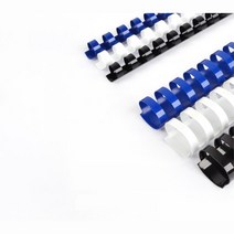 편리한 문서제본 플라스틱링 32mm 50개 스프링제본 PVC제본표지 제본플라스틱링 플라스틱링제본기 제본용품, 흰색