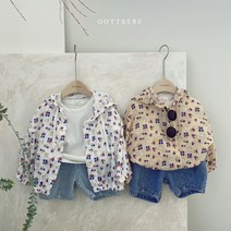콩알옹알 시원하곰 후드집업 1세-7세 아기 유아 아동 여름 간절기외투