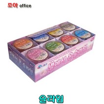 토이파크 만들기재료 반짝이는 별에서온 슬라임 8개입 촉감놀이 액체괴물 KC인증상품