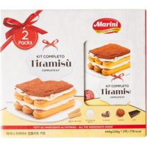 마리니 티라미수 컴플리트 키트 (220g x 2팩) 홈파티 티라미슈 홈베이킹 만들기 세트