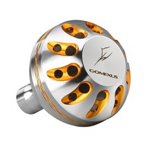 낚시 릴 Gomexus 핸들 노브 38mm Shimano Stella Sahara Sedona Nasci Daiwa 스피닝, 샤프트 없이, 실버 골드