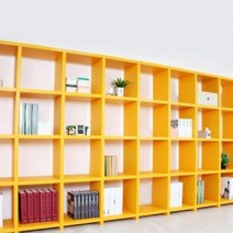 거실책꽂이 코너책장 서재장 더크린 DIY 1 L9 4 좁은 공간분리 아이방, 옐로우