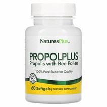 NaturesPlus (네이처스 플러스) 프로폴플러스 비폴렌 함유 프로폴리스 소프트젤 60정