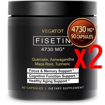 VEGATOT 피세틴 300mg 시놀리틱 검양옻나무 90캡슐 3개월분 2개