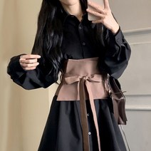 DZER 하객원피스 셔츠원피스 루즈핏 날씬해 보이는