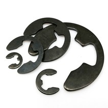 스냅링 세트 리테이닝 링 씨 이 클립 m1 2-m24 블랙 스틸 e c 타입 샤프트, 10개 M24