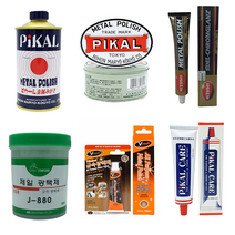 오토솔 브이텍 피칼 광택제 금속 가죽 스테인리스 연마제 왁스 스텐 크롬 황동 신주 당구공, 피칼_금속광택제 (튜브/150g)
