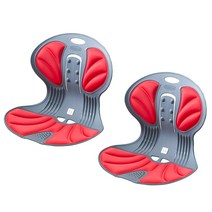 바른엔젤체어 2 허리보호의자 자세교정의자 레드컬러 단품 세트구성품, 레드 단품