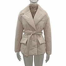 팬디 Lokar 차례 칼라 파커 여성 패션 더블 브레스트 코트 가을 코튼 자켓