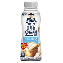 칠성 쉐이크 아침 식사 대용 퀘이커 마시는 오트밀 오트 & 우리쌀 건강식 간편식 식단조절 선식 50G 20개, 16세트