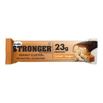미국직구 NuGo Stronger 땅콩 클러스터 유청 단백질 23g 섬유 10g 글루텐 프리 (12팩), 수량, 상세참조