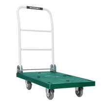 [무소음 녹색 대형 550 X 850] 베어헌트 카트 구르마 구루마 대차 접이식 손수레 끌차, 1개