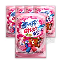 롤리팝 아이스츄잉 63g 5입 사탕 어린이 학교 회사 어린이집 간식 과자 주전부리 X 2, 2개
