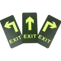 유도등 피난구유도등 반사테이프 비상구 안내도 표지 표지판 표시, 제품선택, 직진