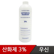 우신 소프트 셀렉터 산화제(탈색제) 3% 1000ml, 우신산화제6%