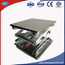 소형 쟈키 리프트 서포트 잭 실험실 리프팅 테이블 스테인레스 스틸 높이 플랫폼 150150250 수동 미니