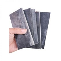 80x30x3-15mm 블랙 버팔로 경적 슬라이스 플레이트 나이프 핸들 스페이서 인레이 조각 crafts-1piece, 80x30x5mm