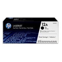 HP 정품토너 No.12A Q2612AD 검정 듀얼팩 LJ1010 2K 수량구성-2 3030, 1
