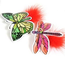 셀럽하우스 고양이낚싯대 펫모닝 플라이토이 잠자리 나비 리필, 기본상품