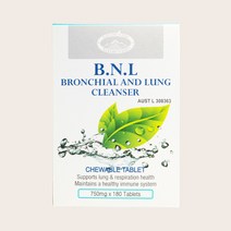 호주 네이쳐스탑 BNL 기관지영양제 750mg 180정, 본상품선택, 본상품선택