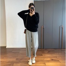 영메이 여성용 봄 가을 고급소재 바지YM23015F