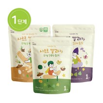 지구대장 유기농 아기간식 사르르 쌀과자 1단계 25g 6입 현미 단호박 자색고구마, 자색고구마 롱스틱 6입