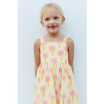 [키즈1-6세]자라 ZARA 팜트리 텍스처 원피스156302