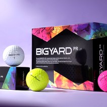 넥센 빅야드 PR 2피스 골프공, 빅야드 PR 4컬러