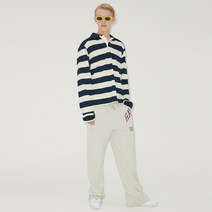 [NOHANT] PADDED RUGBY SHIRT NAVY