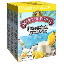 Margaritaville Singles To Go Water Drink Mix - Pina Colada Flavored Non-Alcoholic Powder Sticks (3, 1