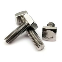 특수볼트2pcs M6 M8 길이 = 8-80mm GB35 304 A2-70 스테인리스 편평한 사각 모양, 02 2pcs M8_15 55mm