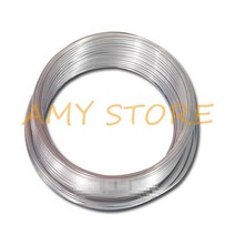 알루미늄파이프 원형 사각 튜브 합금 파이프 1미터 알루미늄 윤활 휴대용 파이프 튜브 코일 OD 4/6/8/10mm, 06 OD10 x 1mm