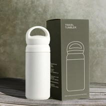 손잡이 핸들 텀블러 신입사원 웰컴키트 문구 로고 각인 가능, 04D텀블러350-블루, 1개