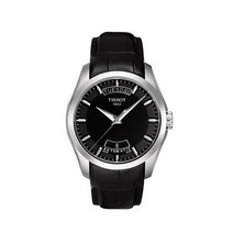 티쏘 남성 가죽 꾸뜨리에 오토매틱 명품시계 T035.627.16.051.00 / TISSOT