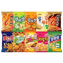 [조한스토어] 농심 과자 세트 10종 스낵 모음 봉지과자 증정품 행사, 1세트