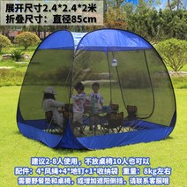 외구 여행자 햇빛가림 유아모기장 판촉 노출 된 그물, T02-더블루 빅댄디 2.4x2.4x2 쌀의