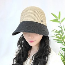 제이제이나인 믹스컬러 페이퍼 여름 캡 UV 자외선 차단 챙 모자