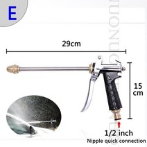 밭물주기 물주는기계 미니 대형 이동식 스프링쿨러 m14 과수원 고압 살충제 분무기 노즐, 자주색