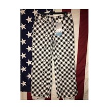 버튼 보드복 바지 스노우보드 BURTON WOMENS LARGE 36x31 ALPINE SNOWBOARD SKI PANTS BLACK CHECKER NWT