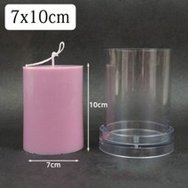 향초만들기3D 수제 원통형 촛불 금형 홈 DIY 비누 캔들 플라스틱 크리스마스 웨딩 파티 장식 Artcraft 만들, 06 candle mold
