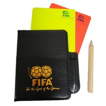 축구경기카드 심판수첩 레드 옐로우카드 축구심판수첩세트, 단품