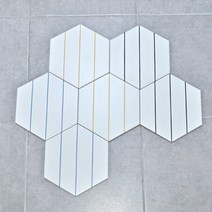 스페인 수입 포세린 헥사곤 육각 다각형 타일 / 벽 현관바닥 시공, AQUA