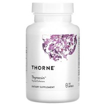Thorne Research 쏜리서치 Thyrocsin 갑상선 영양제 120캡슐