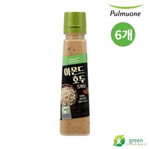 풀무원 아몬드호두 드레싱 225g, 6개