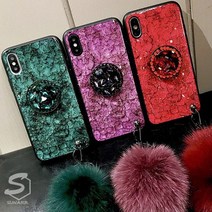 수나르 글리터그립톡 갤럭시S10 S9 S8 S7 S6 노트10 9 8 5 엣지 플러스 5G E 핸드폰케이스