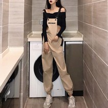 Happy shopping 여성 점프수트 팬츠 멜빵 바지mBD030
