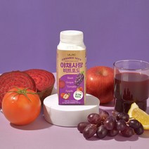비락 유기농100% 야채사랑 비트포도 180ml 24개입