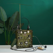 무전기 모형 빈티지 앤틱 소품 클래식 인테리어 밀리터리, A